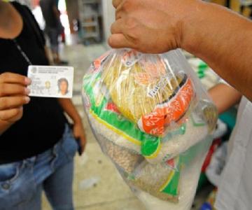 When the vote is paid with food... a common practice in Mexico.