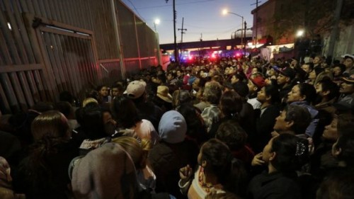 Scene outside Topo Chico prison Thursday Feb. 11. (PHOTO: bbc.com)