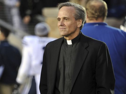 Father John Jenkins, president of Notre Dame University. (PHOTO: usatoday.com)