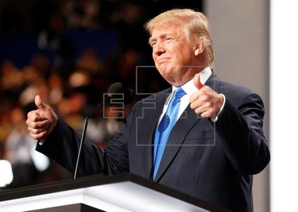 Donald Trump at the Republican convention in Cleveland. (PHOTO: efe.com)