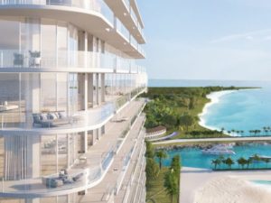 Rendering of SLS Cancun condo project. (IMAGE: Related Group)