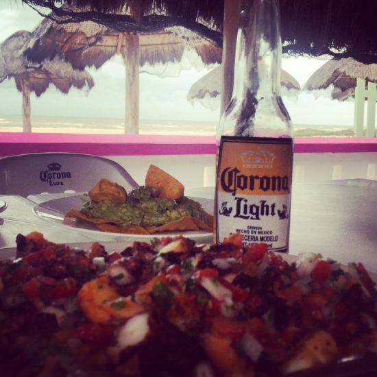 A plate of ceviche served at the Muelle de Sisal restaurant in Sisal, Yucatan. (PHOTO: Miranda Allfrey)