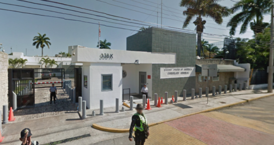The U.S. Consulate in Merida. (PHOTO: yucatan.com.mx)