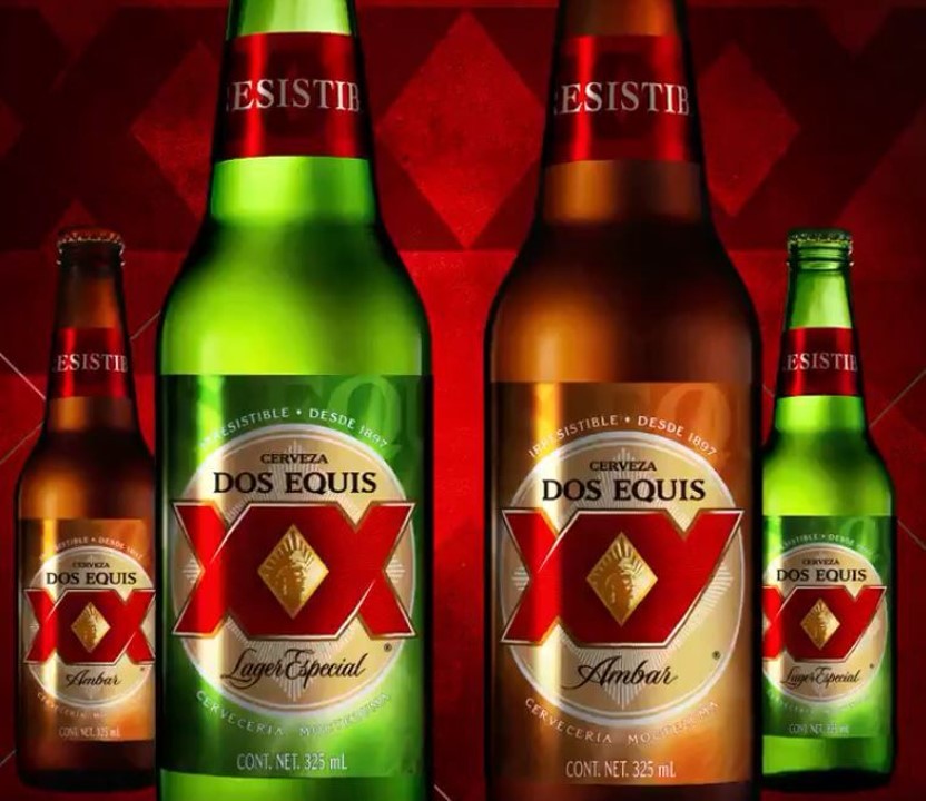 Cerveza Dos Equis (XX) changes its name for the first time in its more than...