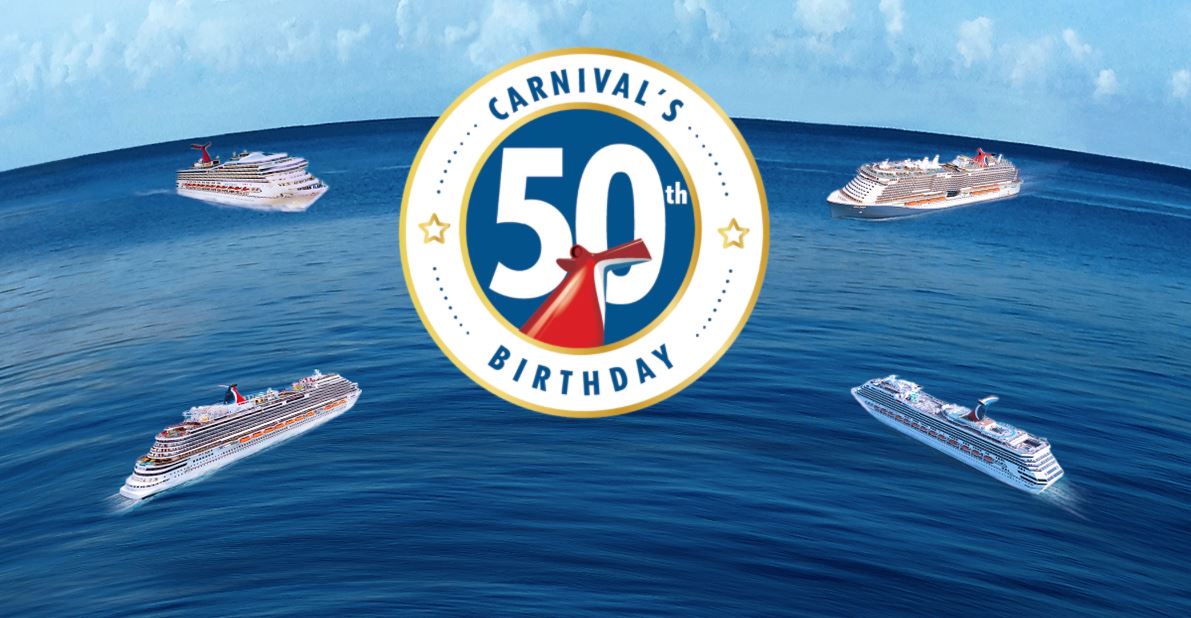 carnival 50th cruise