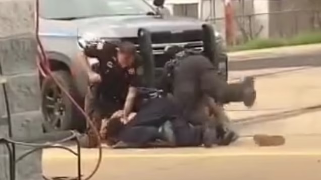 Police officers brutally beat a man in viral video (Watch Video)