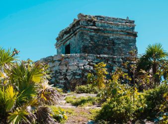 temple of the wind god in tulum mexico