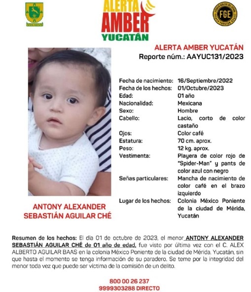 One-year-old baby reported missing in Merida for over a month - The ...